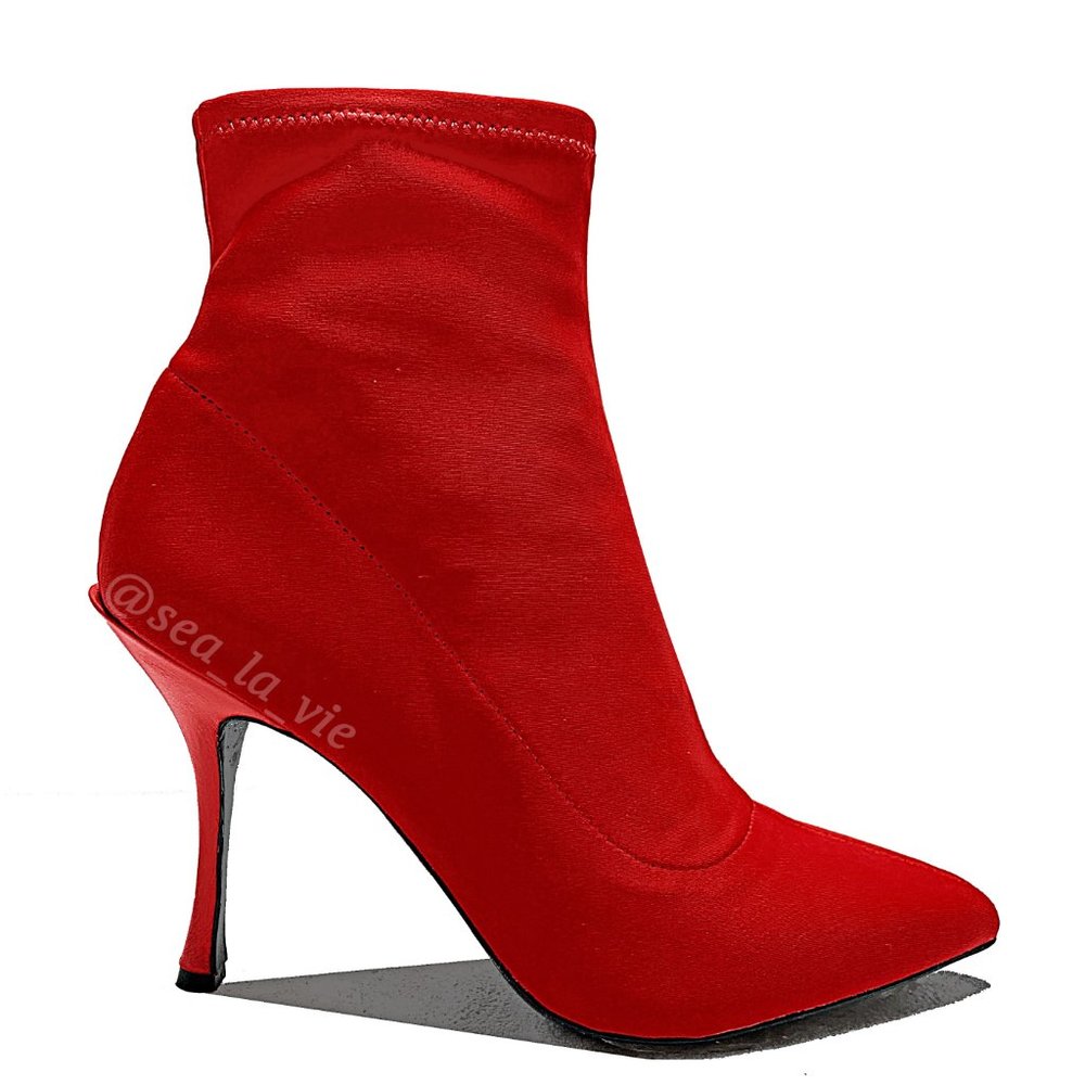 Red Women's Ankle Boots